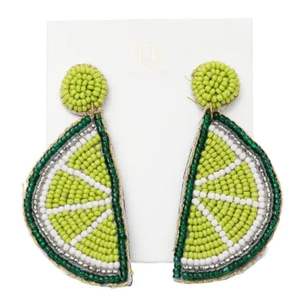 Unique Handmade Beaded Embroidery Glas Earrings Best Quality Designer Jewelry for Women <b>Girls</b> Fashion Statement Accessories - Product Image 5