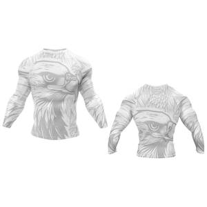 MMA Rushguard personnalisé Rash Guard entièrement sublimation BJJ Arts martiaux porter personnalisé pour l'entraînement et la compétition - Product Image 1