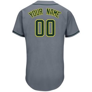 Uniforme personalizado de equipo de sarga de aparejos de ajuste seco con logotipo personalizado bordado barato para jóvenes, uniforme de béisbol impermeable para hombres - Product Image 3