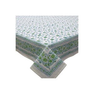 La plus nouvelle nappe en pur coton de broderie Jacquard imprimée de bloc de main de tendance avec l'art intemporel en vente à bas prix - Product Image 1