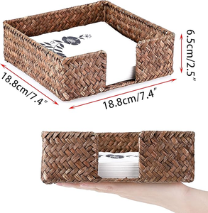 Porte-serviettes Seagrass Serviette Panier Vaisselle Ustensiles de cuisine Écologiquement et sans danger pour la santé Produits vietnamiens en gros. - Product Image 4