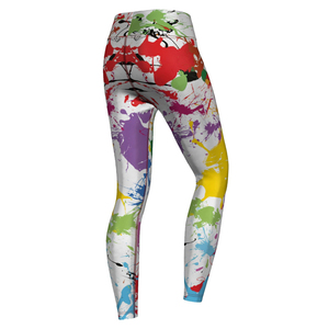 Legging de sublimation imprimé de haute qualité pour femmes bas prix dernier style vêtements de yoga taille haute avec logo personnalisable respirant - Product Image 5