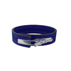 Calidad asegurada Cinturón de palanca de cuero azul marino Logotipo personalizable Varios diseños Colores para gimnasio Fitness a precios económicos - Product Image 6