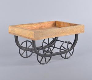 Plateau de charcuterie rond en bois de qualité supérieure avec poignée, plateau de service en bois d'acacia gravé sur mesure pour le fromage, les antipasti et les apéritifs - Product Image 4