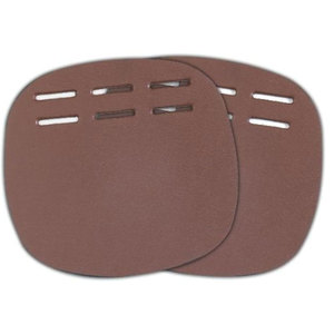 Protecteur de boucle de circonférence en cuir havane de qualité supérieure avec conception de fente pour les selles d'équitation anglaises - Product Image 4