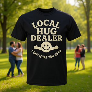 Camiseta Local Hug Dealer para Amantes de los Abrazos, Categoría Promocional - Product Image 3