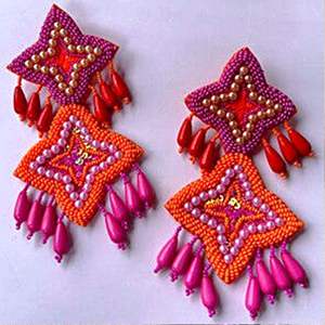 ต่างหูลูกปัดหลากสีตามสั่งสำหรับผู้หญิงเครื่องประดับสำหรับงานเลี้ยงในราคาที่ดีที่สุด - Product Image 2