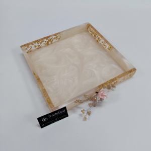 Nueva bandeja de servicio de resina de diseño premium hecha a mano de una sola pieza con calidad y material Premium extra a muy buen costo - Product Image 6