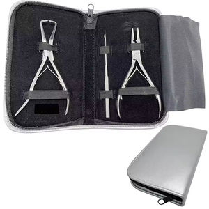 Kit de Herramientas para Extensiones de Cabello Humano, Equipo Profesional de Salón para Aplicación de Extensiones, Accesorios de Estilismo - Product Image 2