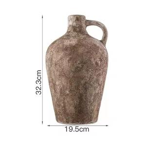 Haute exigence incroyable papillon blanc décoratif centres de Table de mariage porcelaine fleur Vase en céramique - Product Image 4