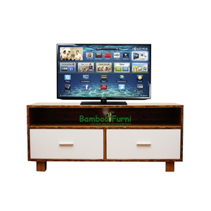 ชั้นวางทีวีไม้สไตล์โมเดิร์นพร้อมที่เก็บของแบบตั้งพื้น 120x40x50 ซม. รุ่น BTV003 - Product Image 1