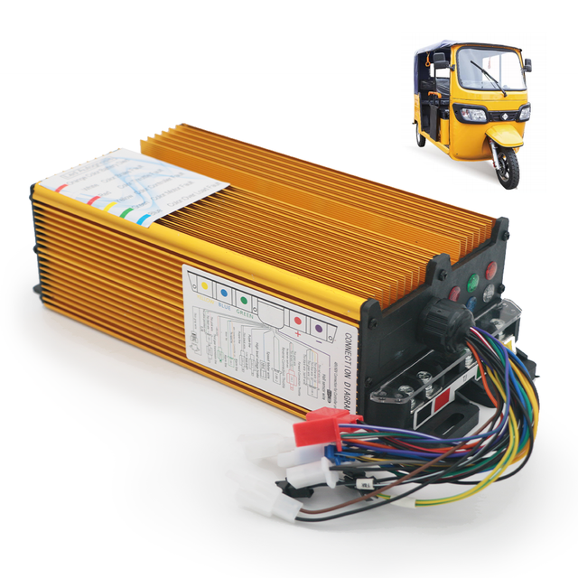 48/60/72V 65A BLDC Motor Controller High Power for Speed-Regulating Motor of Programmable Electric Motorcycle