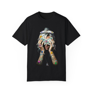 Camiseta de ocio para hombre y Polo para Primavera/Verano con estampado estándar de un color hecho en China - Product Image 1