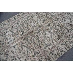 Alfombra Turca Vintage Grande de 5.5x8.7 pies (169x265 cm), Alfombra Beige de Estilo Suroeste - Product Image 5