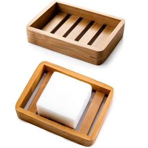 Porte-savon en bois, porte-savon en bois naturel pour salle de bain - Product Image 1