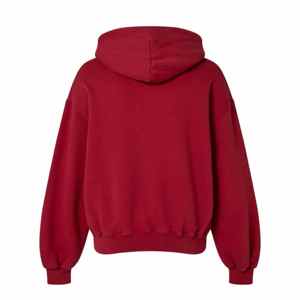 Sweat à capuche d'hiver pour hommes 100% coton coupe régulière épaule Boxy poche polaire Streetwear pull respirant Service OEM - Product Image 2