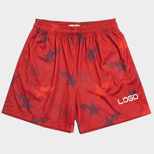 กางเกงขาสั้นสำหรับผู้ชายกางเกงขาสั้นของผู้ชายกางเกงวิ่งลายตาข่ายโพลีเอสเตอร์100% ออกแบบโลโก้ได้ตามต้องการ - Product Image 5