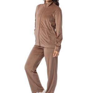 Nouveauté Survêtement uni pour femme Streetwear Survêtement pour femme pour adulte Personnalisé Décontracté 100% coton Survêtement pour femme 2026 - Product Image 6