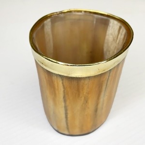 Verre à corne vintage fait main indien pour cadeaux et bars et fêtes à la maison - Product Image 3