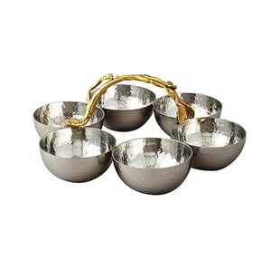 ชามสเตนเลสเกรดเสิร์ฟผลไม้แห้งทำความสะอาดง่ายได้รับความนิยมสูงสุด - Product Image 3