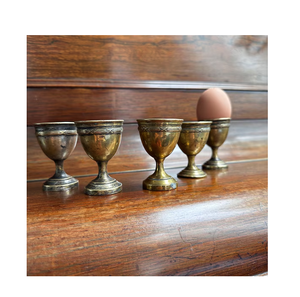 Los mejores precios Gold Brass Hervido Egg Cup Artesanías Precio increíble Factory Wholesale Brass Egg Cup - Product Image 5