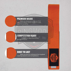 Ceinture de karaté souple et légère de haute qualité pour hommes, prix de gros 2026, pour vêtements de sport et arts martiaux - Product Image 4