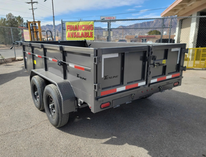 Cheap Factory Price 2025 7 x 12FT Heavy Duty Hydraulic Dump Trailer 14K GVWR Steel Utility Trailer for Sale High Capacity - Product Image 5