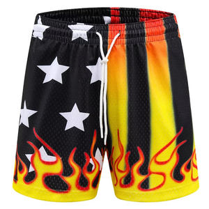 Vente en gros 2025 Short de basket-ball personnalisé Nouveau Streetwear Coupe courte Broderie Polyester 100% Coton Écologique Solide - Product Image 1