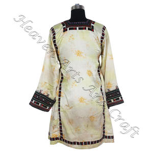 BDR042 Réel Vintage Brodé Kuchi Fait À La Main Robe Bohème Unique Robe Vintage À La Main Bohème Banjara Baluchi Robe - Product Image 6
