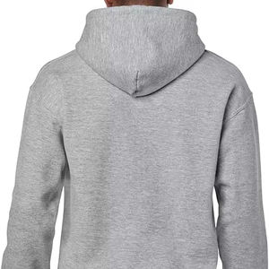 Sweats à capuche solides en molleton mélangé doux avec poche kangourou pour hommes et femmes industrie du sport de haute qualité - Product Image 1