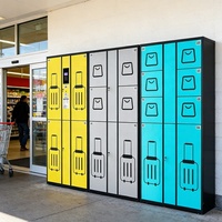 Casier intelligent de livraison en libre-service avec écran, casier numérique express, casier à bagages intelligent en promotion