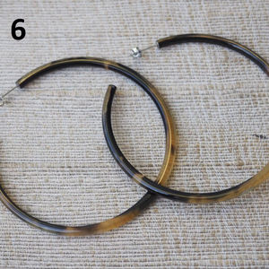 ต่างหูเขาควายสำหรับเด็กผู้หญิง ต่างหูผู้หญิง เครื่องประดับเขาธรรมชาติสำหรับผู้หญิง คุณภาพสูง - Product Image 1