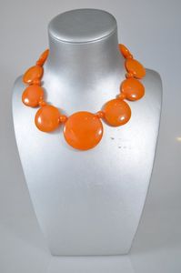 Unique Vintage Women's Resin Ball Drop Necklace with <b>Rope</b> <b>Chain</b> for Everyday Wear - Product Image 3