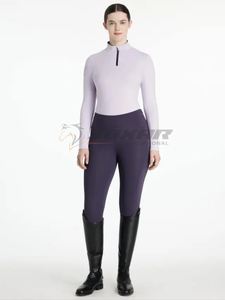 Couches de base d'équitation pour femmes, vêtements d'entraînement et de compétition avec technologie de séchage rapide évacuant l'humidité, couches de base minces - Product Image 6