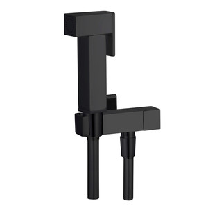 Kit di comando a leva monogetto nero idroscopico per servizi igienici portatili accessori per rubinetto da bagno con funzione di spegnimento - Product Image 1