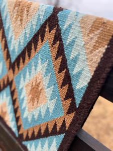 New Zealand Design Handmade Wool Saddle <b>Blanket</b> for Western Show Horse Top Wool Saddle Pad with Fleece Lining Size - Product Image 5