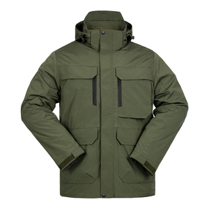 Chaqueta Impermeable con Calefacción para Hombre, Chaqueta de Invierno Acolchada con Capucha, Cortavientos, para Senderismo y Camping - Product Image 1