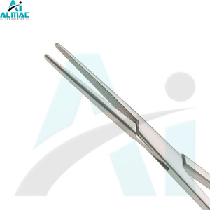 Fórceps de arteria recta de acero inoxidable duradero ALMAC Control hemostático manual Sujeción vascular para quirófanos Clínicas - Product Image 6