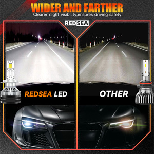 Phares LED automatiques REDSEA Customization R2 200W <span class=keywords><strong>H7</strong></span> LED 30000LM Super Lumineux H4 H11 9005 <span class=keywords><strong>H1</strong></span> 9006 9012 <span class=keywords><strong>Ampoule</strong></span> de phare LED <span class=keywords><strong>H7</strong></span> - Product Image 5