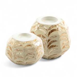 Portavelas Clásico de Nácar para Decoración de Interiores, Exhibición en Mesa y Decoración Diaria del Hogar, de Vietnam - Product Image 1