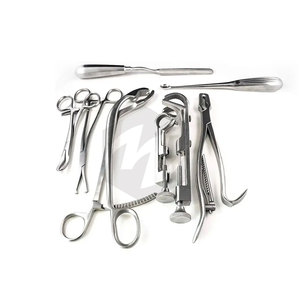 Kit de instrumentos de cirugía ortopédica Manual Premium, fórceps de sujeción de hueso completo, juego de curetas, estándar de seguridad MOL de acero inoxidable - Product Image 1