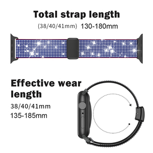 Coolyep 38 40 41mm Vente en gros de nouveaux bracelets de montre de luxe pour bracelet de montre <span class=keywords><strong>Apple</strong></span> <span class=keywords><strong>Watch</strong></span> avec <span class=keywords><strong>prix</strong></span> d'usine 42 44 45mm - Product Image 4