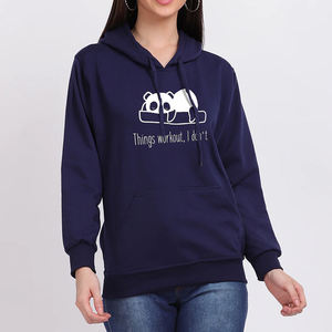 Fabricante de Sudaderas con Capucha Personalizadas de Algodón/Poliéster, Color Sólido, Forro Polar, Sudaderas Cortas para Mujer, Servicio OEM Más Vendido - Product Image 5