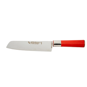 ATASAN Red Craft Verduras Chefs Cuchillo de cocina profesional Mejor carnicero de acero inoxidable Cuchillos de cocinero Hecho en Turquía - Product Image 2