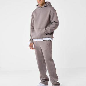 Sweats à capuche pour hommes de haute qualité sweats à capuche et pantalons de survêtement ensemble 100% coton survêtement lourd survêtement personnalisé - Product Image 2
