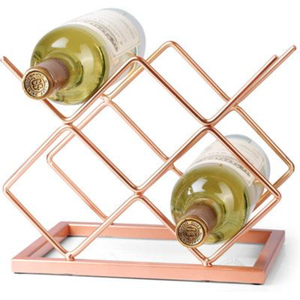 Estante para Botellas de Vino de Metal con Acabado Plateado para Bar, Hotel, Restaurante, Accesorios, Soporte para Múltiples Botellas de Champán y Vino - Product Image 4