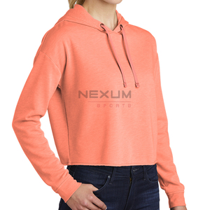 2025 último diseño personalizado impreso Logo mujer manga larga pulóver Sudadera con capucha cuello moda de invierno tarifa al por mayor - Product Image 4