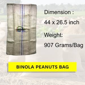 44x26,5 pulgadas 907G Sac en bolsas de yute Embalaje de grado alimenticio Cacahuetes Yute Bolsas reciclables al por mayor Goodman Global Bangladesh - Product Image 2