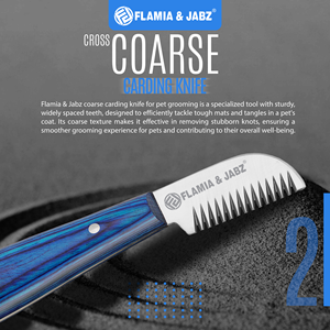 Cuchillo pelador ecológico para peine de aseo para perros Terriers - Product Image 4