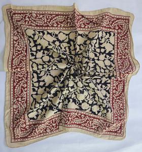 Pañuelo Estampado a Mano en Algodón Ligero y Ecológico, Pañuelo para el Cabello, Pañuelo de Verano para la Playa, Regalo, Pañuelo de Bolsillo, Pañuelo de Viaje, Regalo para Motociclistas - Product Image 5